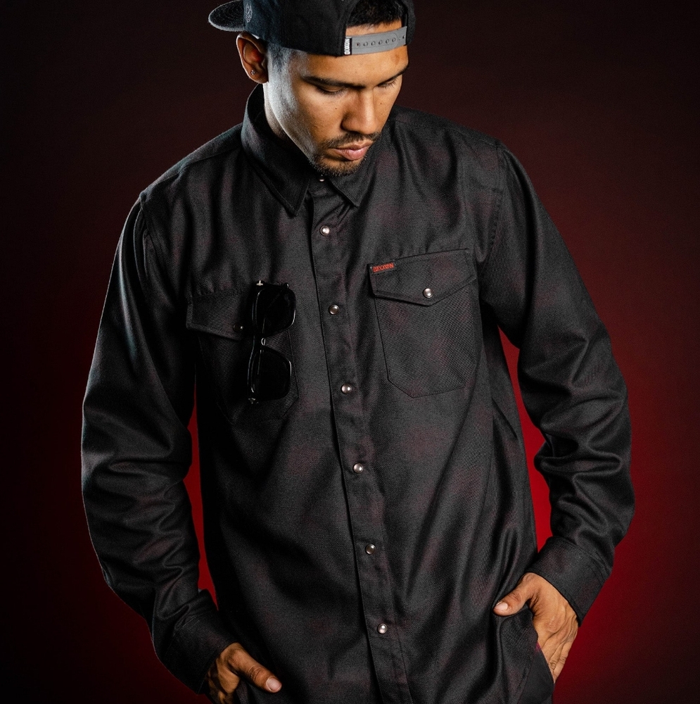 Dixxon Darkness NWT Flannel Mens XS limited edition